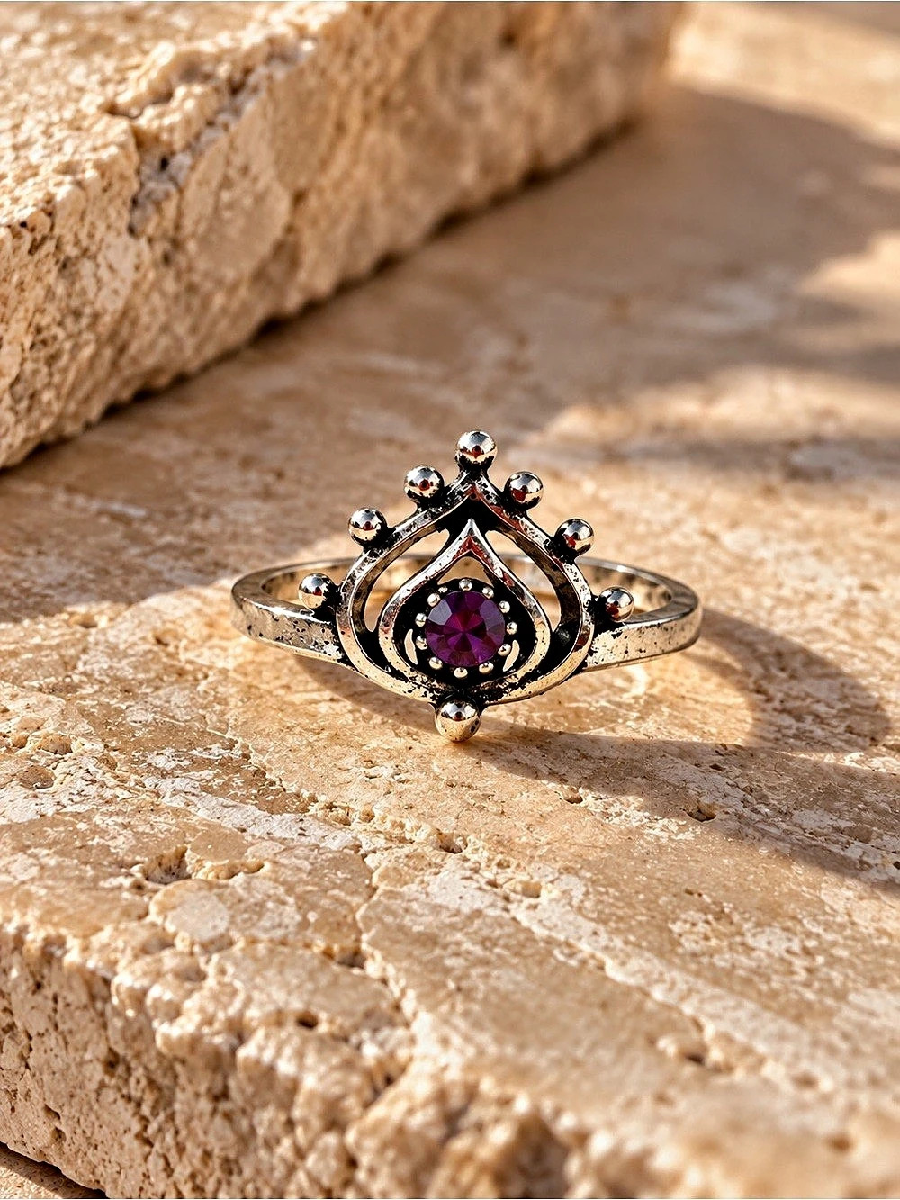 Purple Stone Ring